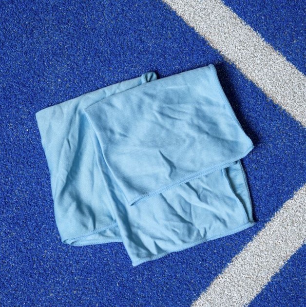 Cleanhit microfibre cloth wipe blue